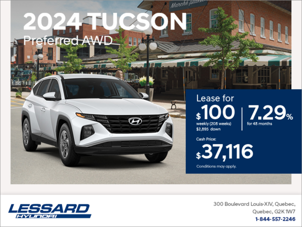 Get the 2024 Hyundai Tucson