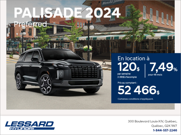 Procurez-vous le Hyundai Palisade 2024