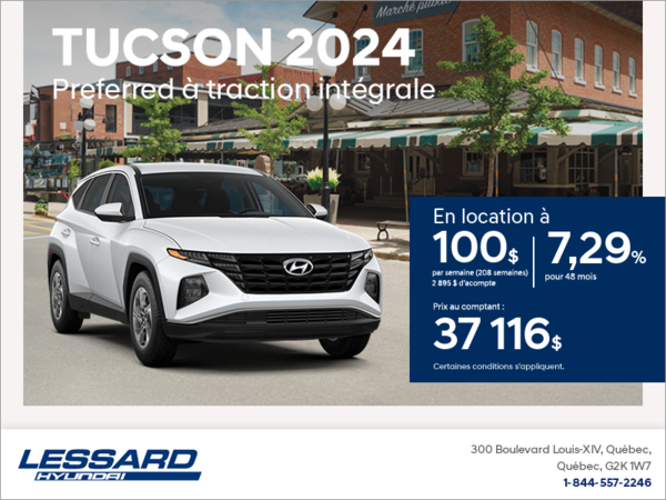 Procurez-vous le Hyundai Tucson 2024