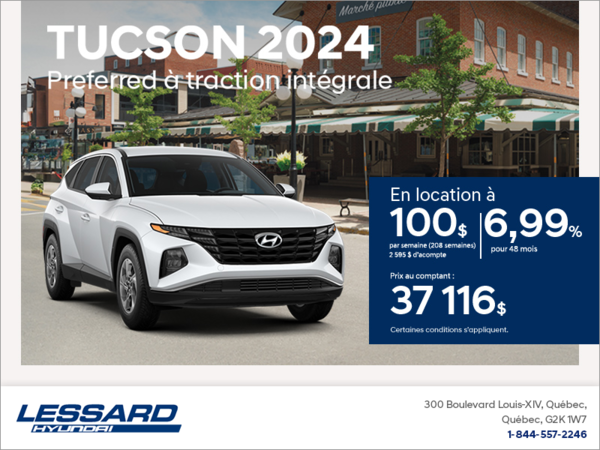 Procurez-vous le Hyundai Tucson 2024