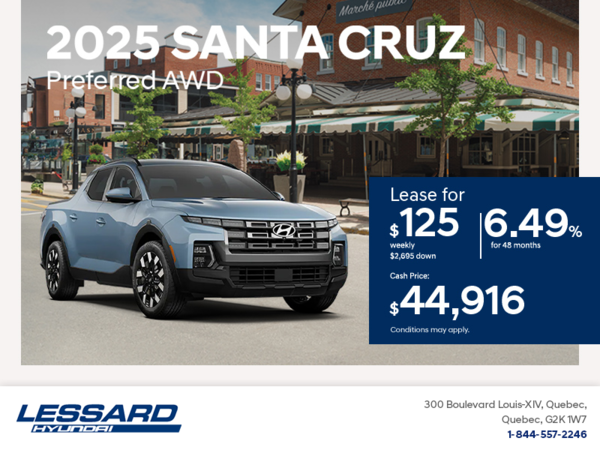 Get the 2025 Hyundai Santa Cruz