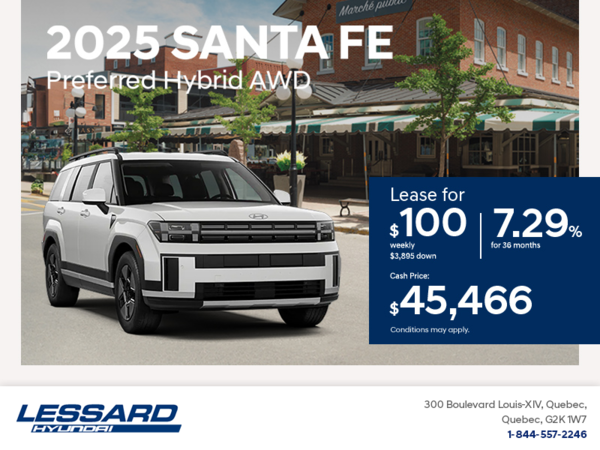 Get the 2025 Hyundai Santa Fe