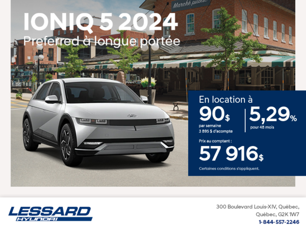 Procurez-vous le Hyundai Ioniq 5 2024