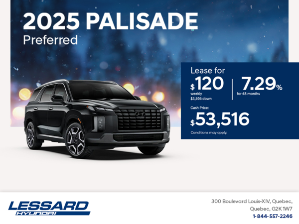 Get the 2025 Hyundai Palisade