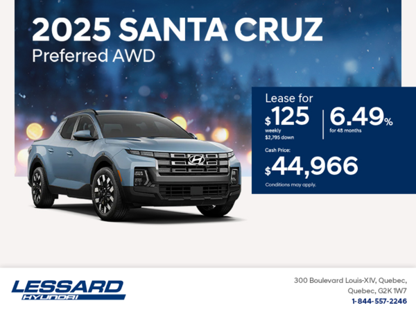 Get the 2025 Hyundai Santa Cruz