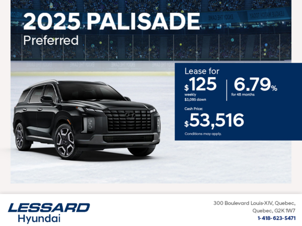 Get the 2025 Hyundai Palisade
