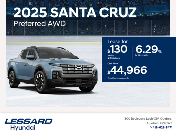 Get the 2025 Hyundai Santa Cruz