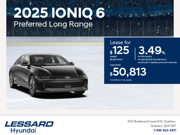 Get the 2025 Hyundai IONIQ 6