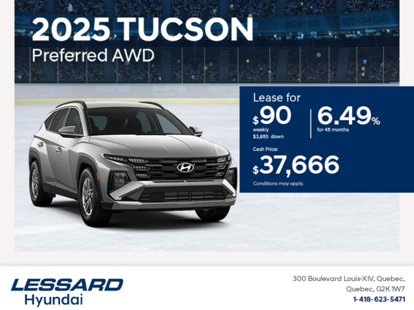 Get the 2025 Hyundai Tucson