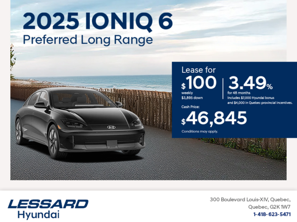 Get the 2025 Hyundai IONIQ 6