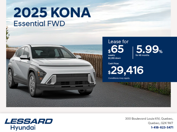 Get the 2025 Hyundai Kona