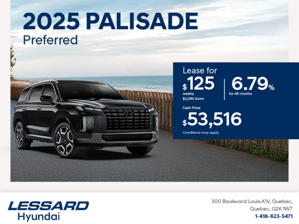 Get the 2025 Hyundai Palisade