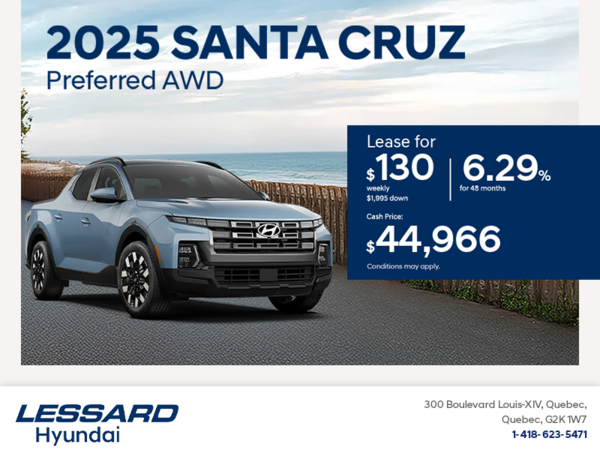 Get the 2025 Hyundai Santa Cruz