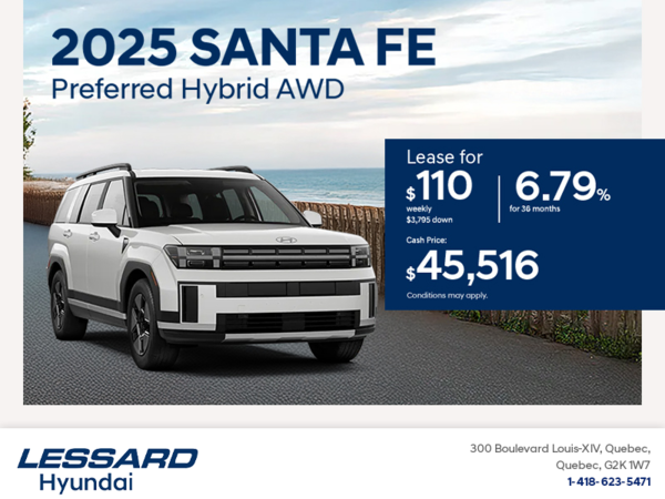 Get the 2025 Hyundai Santa Fe