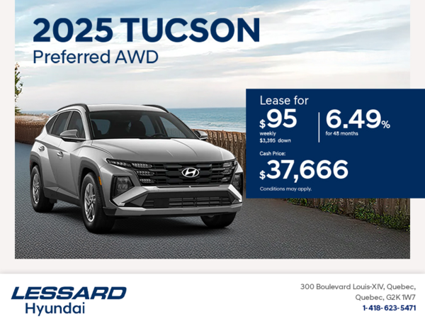 Get the 2025 Hyundai Tucson