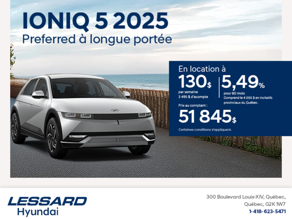 Procurez-vous le Hyundai Ioniq 5 2025