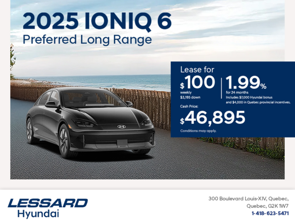 Get the 2025 Hyundai IONIQ 6