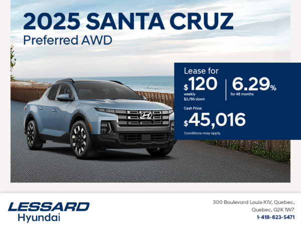 Get the 2025 Hyundai Santa Cruz