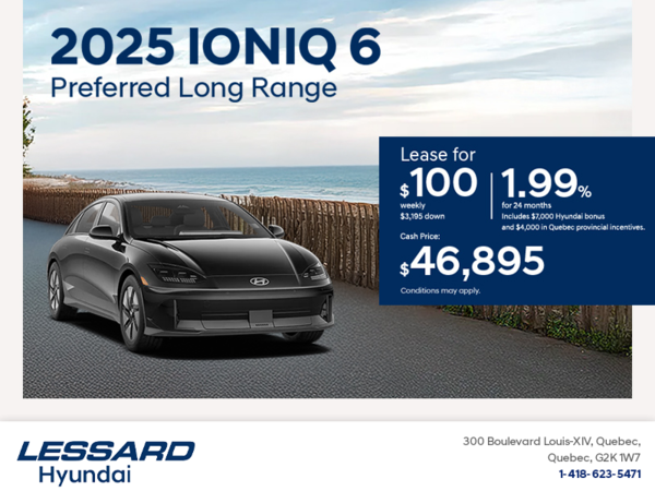 Get the 2025 Hyundai IONIQ 6