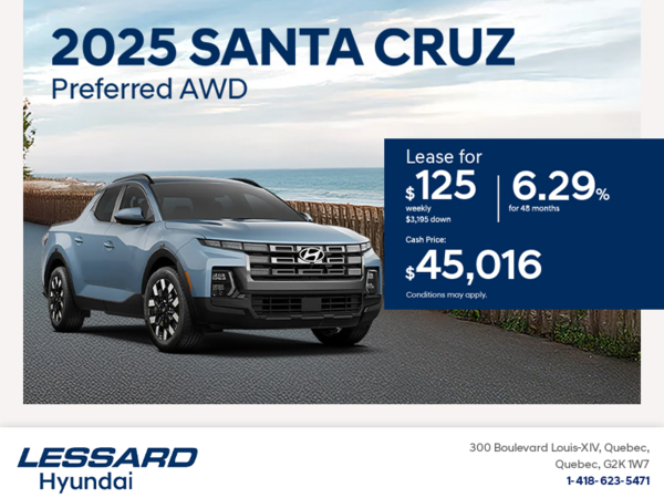 Get the 2025 Hyundai Santa Cruz