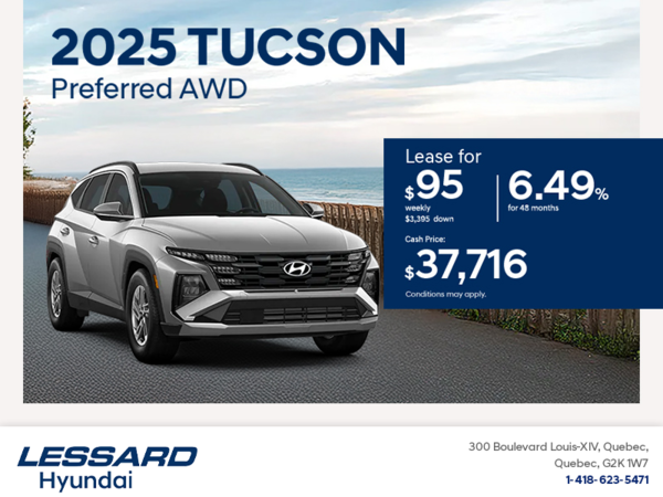 Get the 2025 Hyundai Tucson