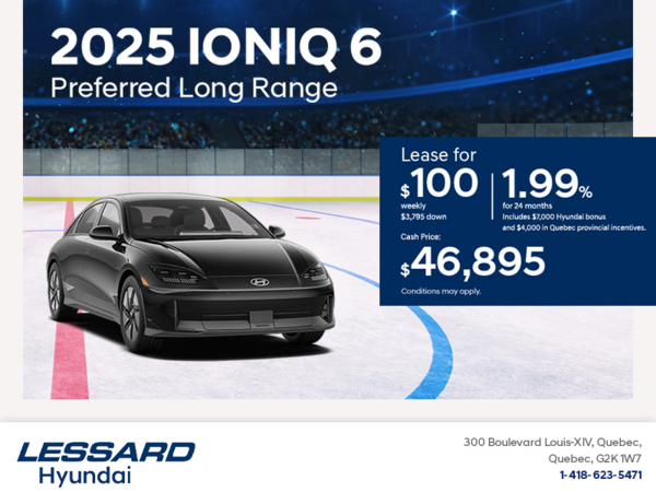 Get the 2025 Hyundai IONIQ 6