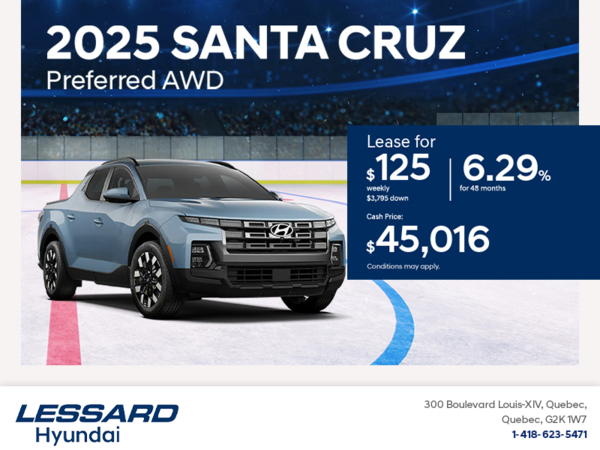 Get the 2025 Hyundai Santa Cruz