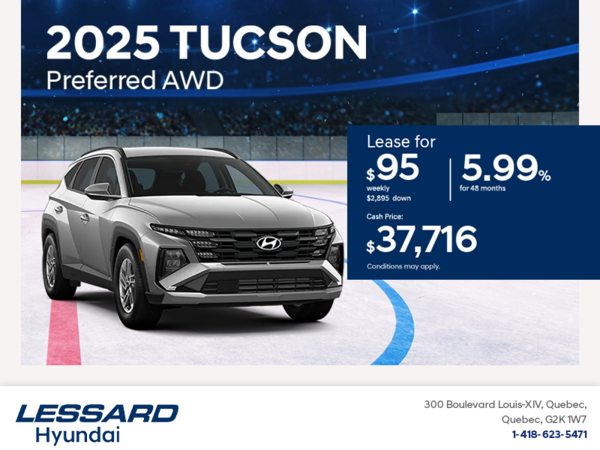 Get the 2025 Hyundai Tucson