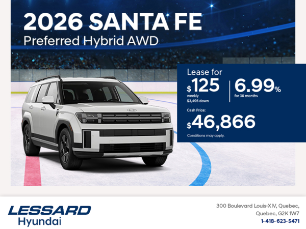 Get the 2026 Hyundai Santa Fe Hybrid