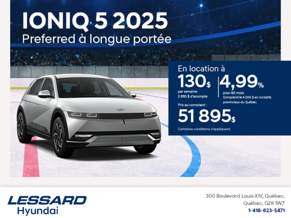 Procurez-vous le Hyundai Ioniq 5 2025