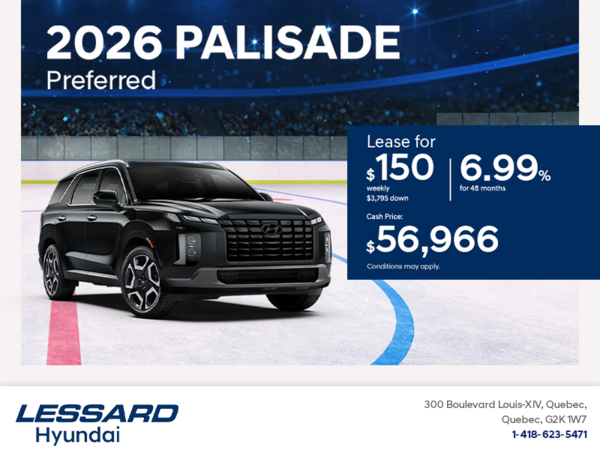 Get the 2026 Hyundai Palisade
