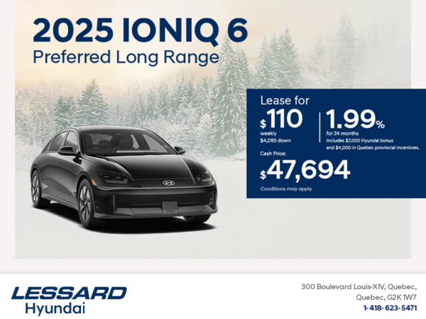 Get the 2025 Hyundai IONIQ 6