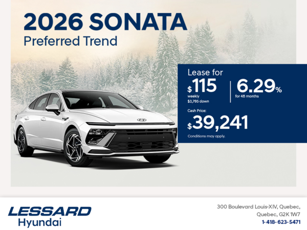 Get the 2026 Hyundai Sonata