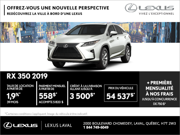 Lexus RX 350 2019