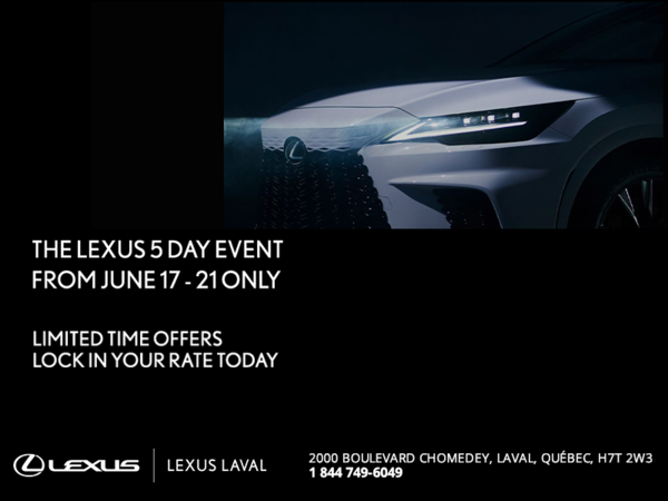 Lexus 5-day Event