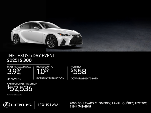 2025 Lexus IS 300