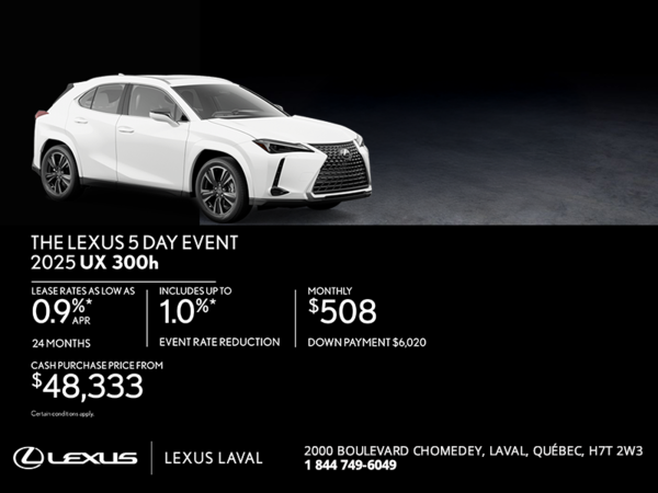 2025 Lexus UX 300h