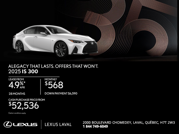 2025 Lexus IS 300