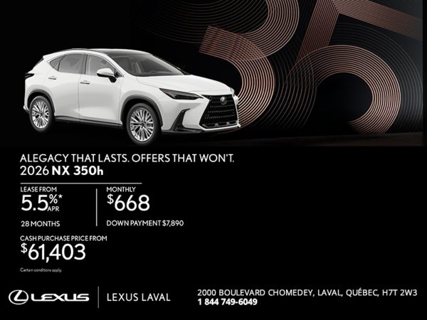 2026 Lexus NX 350h