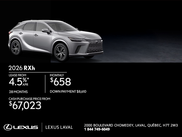 2026 Lexus RX 350h