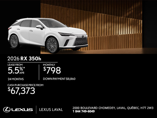 2026 Lexus RX 350h