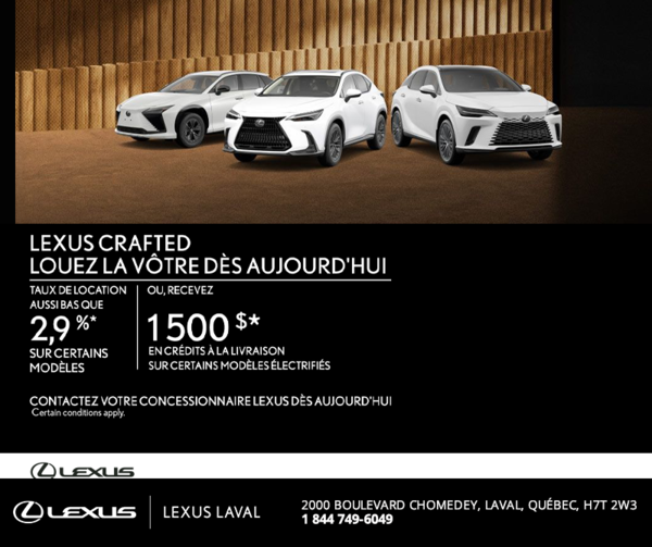Événement du mois Lexus