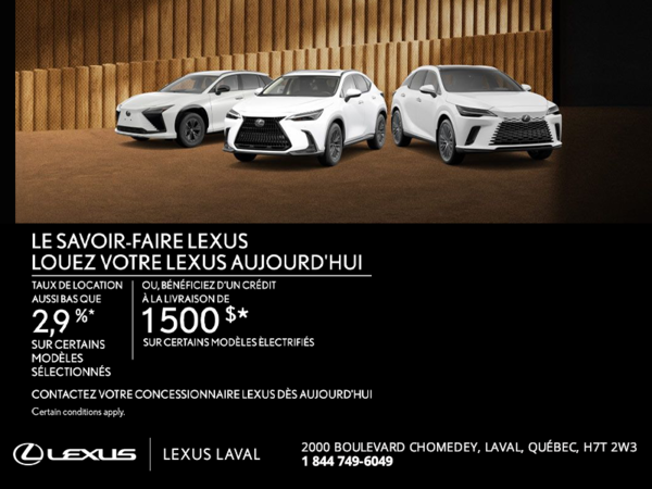 Événement du mois Lexus