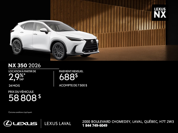 Lexus NX 350 2026
