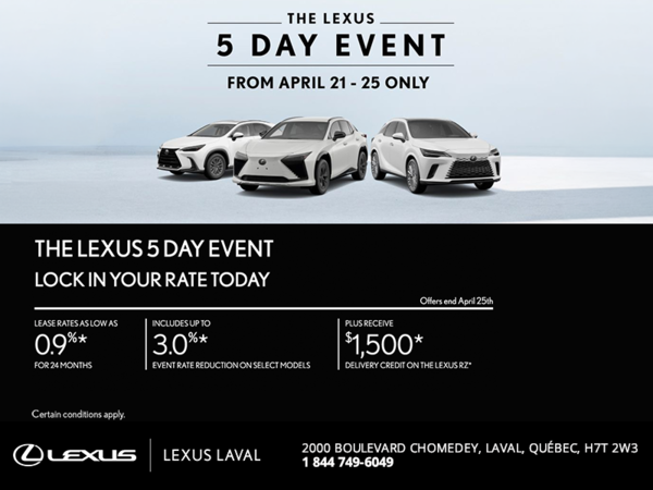 Lexus Monthly Event