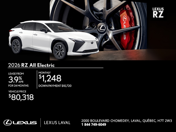 2026 Lexus RZ All Electric