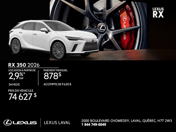 Lexus RX 2026