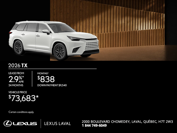 2026 Lexus TX