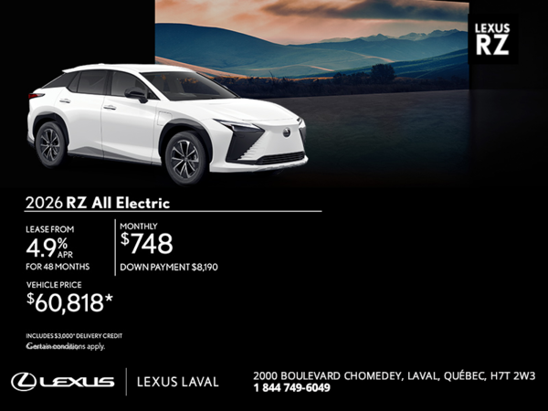 2026 Lexus RZ