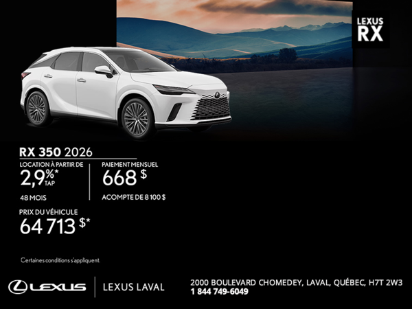 Lexus RX 2026